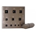 Bezel blocks and punches, square