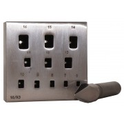 Bezel blocks and punches, rounded rectangular, 6x3-16x13 mm