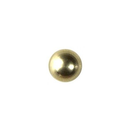 Studex piercing earrings, traditional ball, polished titanium