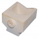 Ceramic crucibles for horizontal centrifugal machine
