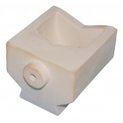 Ceramic crucibles for horizontal centrifugal machine