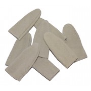 Suede leather finger guard