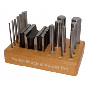 Swage block and punch set