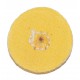Miniature yellow chemkote buff Ø 25 mm