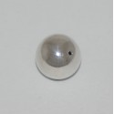 Silver pearl, drilled through