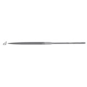 Sharp hand needle file with rounded edges 2123/20cm