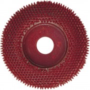 Rasp disc with carbide burrs for LWS
