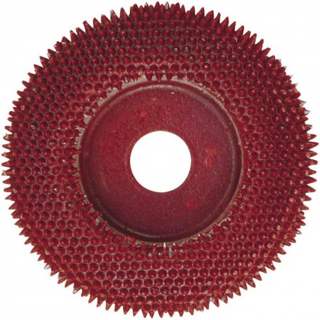 Rasp disc with carbide burrs for LWS