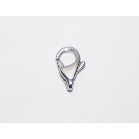 Lobster clasp 11 mm, stainless steel