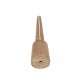 Wooden cone for emery shell