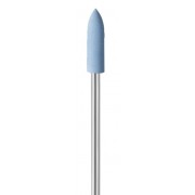 Silicone polishers with shaft, bullet shaped