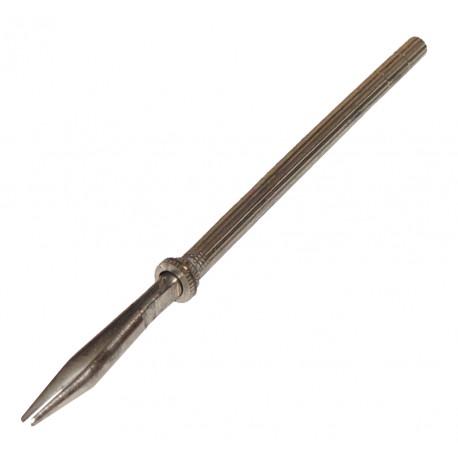 Pin tong nicklled fine tip for holding studs