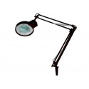 Magnifier lamp with clamp
