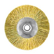 Miniature brass brush Ø 22 mm, 1 pcs