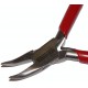 Bent chain nose pliers 130 mm