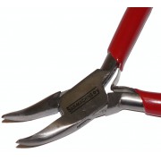 Bent chain nose pliers 130 mm