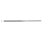 Hand needle file with rounded edges