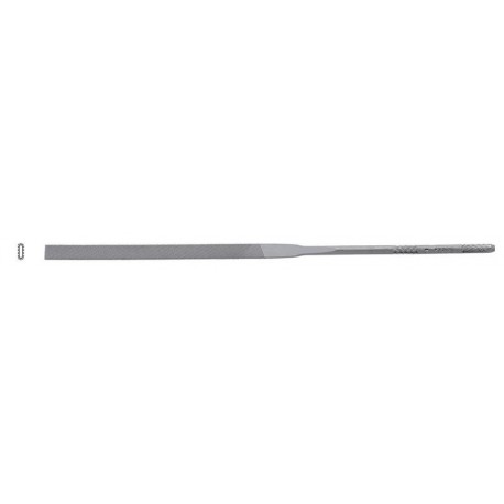 Hand needle file with rounded edges