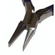 Half round/Flat nose pliers 115 mm