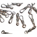 Silver lobster clasp for pocket watch
