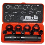 Punches gasket cutters set Ø 2 to 19 mm
