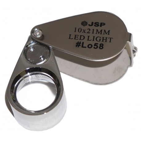 Eye loupe with lights