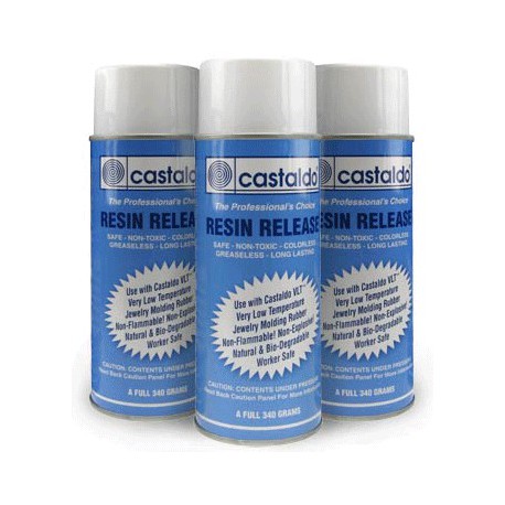 Resin release spray for VLT rubber