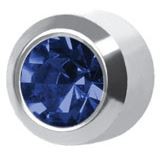 Sapphire, stainless steel